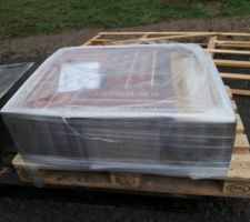 Livraison de 2860 kg de carrelage et faïence !!!