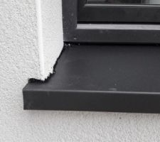 Appuis fenêtres en ALU => Complètement à revoir !