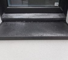 Appuis fenêtres en ALU => Complètement à revoir !