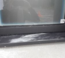 Absence de protection des menuiseries