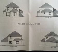 Plans extérieurs de la maison