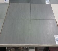 ECM EXPANSION...carrelage gris anthracite en 45x45 .. grès céramique teinté dans la masse