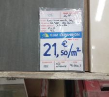 ECM EXPANSION...carrelage gris anthracite en 45x45 .. grès céramique teinté dans la masse