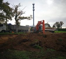 Terrassement en cours