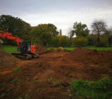 Terrassement en cours