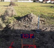 Branchement EDF en cours