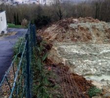 Terrain inondé dégâts chez le voisin