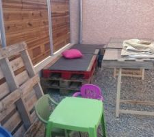 Terrasse en palettes