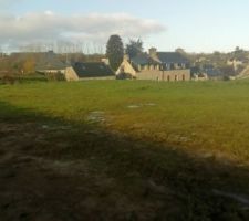 Le terrain vue c&ocirc;t&eacute; sud