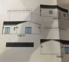 Plan facades permis de construire