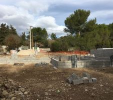 Vide sanitaires - vue depuis le sud