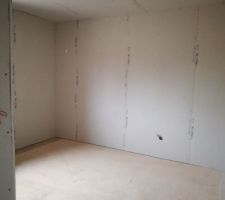 Fin des placo, chambre