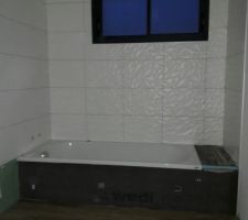 Salle de bain des enfants presque finie en une journée !