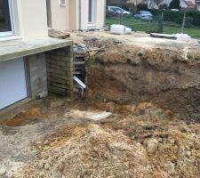 Le puisard qui se bouche et se rebouche au fils des pluies ....