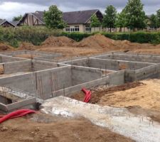 Les fondations et le vide sanitaire.