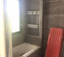 Carrelage salle de bains des enfants !