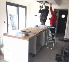 Pose de la cuisine