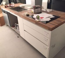 Pose de la cuisine