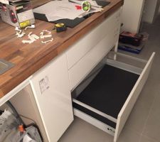 Pose de la cuisine