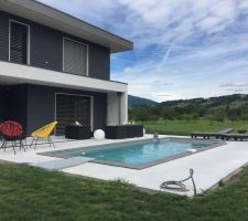 Rendu terrasse et piscine terminé !