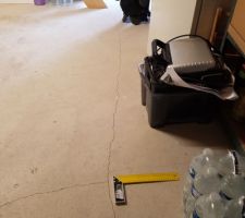Fissure garage