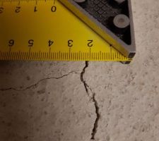 Fissure garage