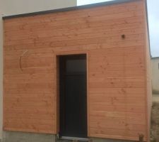 Fin du bardage bois et pose des couvertines