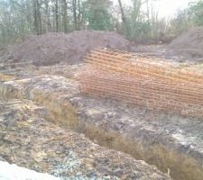 Ferraillage pour les fondations