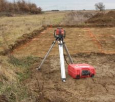 Ouverture de chantier avec la partie terrassement