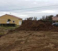 Ouverture de chantier avec la partie terrassement