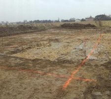 Ouverture de chantier avec la partie terrassement