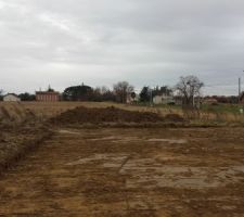 Ouverture de chantier avec la partie terrassement