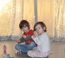 Jeux dans le salon