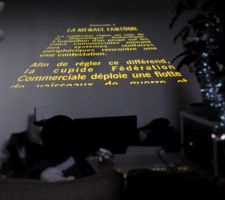 On a viré la télé... pour mettre un vidéoproj