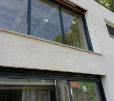 Bord de la baie du 1er cassé