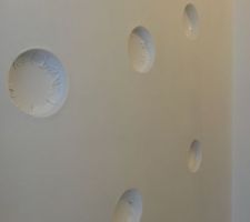 Hublots bouchés pour la mise en peinture