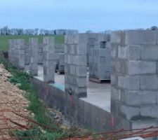 &Eacute;l&eacute;vation des murs