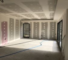 Salon - Placo terminé