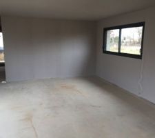 Pose du placo plus tot que prévu !