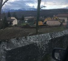 D&eacute;but de la viabilisatin du terrain