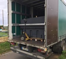 Arrivée des bacs de phyto