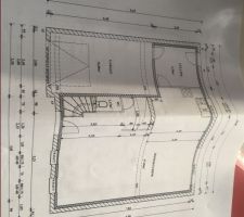 Plan de la maison au rez de chaussée