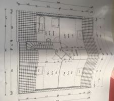 Plan de la maison à l?étage