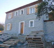 Vue globale de la maison au 1 janvier 2018!