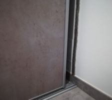 Feutrine de finition placard