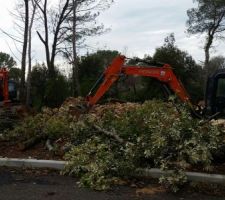 Fin du terrassement