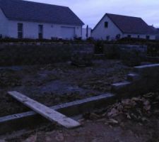 Début élévation, juste avant la dalle