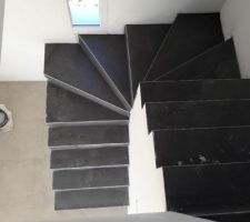 Reprise de l'escalier