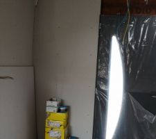 Mise en place des cloisons...
