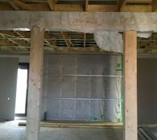 Mise en place pose des rails etc pour les cloisons